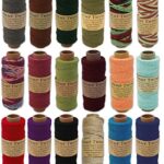 Hemptopia Hemp Twine Spool – 225 Feet of 1mm 100% Hemp Twine Natural Bead Cord in Your Choice of Color (Rainbow) – 20lb Test Strength – Perfect for Jewelry Making and Arts and Crafts