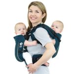 TwinGo Carrier – Air Model – Modern Teal – Great for All Seasons – Breathable Mesh – Fully Adjustable Tandem or 2 Single Baby Carrier for Men, Woman, Twins and Babies 10-45 lbs