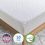 6 inch Twin Mattress in a Box, Gel Memory Foam Mattresses Made in USA for Twin Bed, Medium Firm