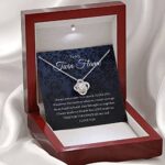 Love Knot, To My Twin Flame Gift Necklace To Girlfriend/Soulmate Twin Flame Jewelry, Twin Flame Spiritual Gift Present For Twin Flame, Jewelry Necklace, Gift Necklace With Message Card And Gift Box (L