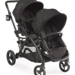 Contours – Options Elite Tandem Double Baby Stroller, Multiple Seating Configurations and Lightweight Frame – Carbon Gray