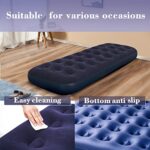 RAPTAVIS Single Size Air Mattress Inflatable Bed, Blow Up Mattress Camping Sleeping Pad