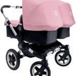 Bugaboo Donkey Complete Twin Stroller – Soft Pink – Aluminum