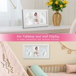 Baby Hand and Footprint Kit, Baby Picture Frame Kit, Baby Nursery Memory Art Kit Frames,1200 Grams of Clay – Best Baby Shower Gifts for Newborn, Twin Babies, New Mom Gift Set.
