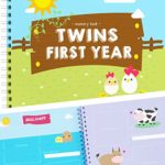 Great Newborn Twins by Unconditional Rosie – A Beautiful Baby Memory Book for Documenting Your Twin Baby’s First Year – Perfect Gift for Moms Having 2 Babies. Gorgeous Baby Twin Gifts – Farm Edition.