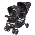 Baby Trend Sit and Stand Double Stroller, Onyx & EZ-Lift™ 35 Plus Infant Car Seat, Dash Black