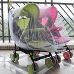 Mosquito Net for Baby Double Strollers,Carriers, Cradles, Car Seats,Universal Size, Insect Bug Netting Buggy Cover,Twin/Tandem Stroller Cover, White, Weather Protection