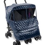 Manito Castle Alpha Twin Stroller Weather Shield (Navy)