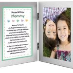 Mommy Birthday Gift for Mom From the Kids – Poem in Double Frame – Add Photo