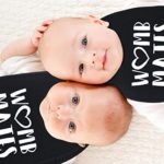 Womb Mates Twins Baby Bibs – 100% Soft Cotton, Unisex Twin Bib Set