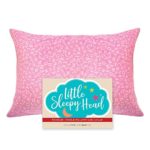 Little Sleepy Head Toddler Pillowcase – Cuddle Collection (alphabet Pink), 13 x 18 Inch