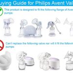 Maymom Pump Valves Compatible with Philips Avent ISIS Breast Pumps; Duckbills to Replace Philips Avent Valves (aka Avent Duckbills, Philips Valves or Avent ISIS Valves); Not for Comfort Pump. 4 PC;