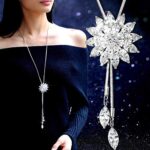 iLH Clearance Deals Fahion Women Charm Bridal Engagement Crystal Rhinestone Snowflake Pendant Necklace Jewelry Gift by (C)