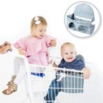 Buggy Bench The Original Shopping Cart Seat Carrier (Charcoal Grey) for Baby, Toddler, Twins, and Triplets (Up to 40 Pounds)