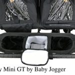 Double Stroller Organizer for Bob Duallie and Baby Jogger City Mini GT
