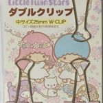 Sanrio Little Twin Stars Double Paper Clip 3 pcs Set Pinch 2.5 cm Office Stationery