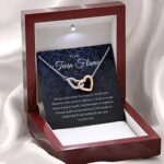 Interlocking Hearts, To My Twin Flame Gift Necklace Girlfriend/Soulmate Twin Flame Jewelry, Twin Flame Spiritual Gift Present For Twin Flame