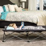 Regalo My Cot Extra Long Portable Bed, Includes Fitted Sheet, Gray