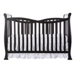 Dream On Me Violet 7 in 1 Convertible Life Style Crib, Black