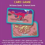 School Zone – Dino Dig Card Game – Ages 4+, Preschool to Kindergarten, Dinosaurs, Dinosaur Names, Counting, Matching, Vocabulary, and More (School Zone Game Card Series)