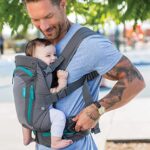 Infantino Carry On Carrier – Ergonomic, Expandable, face-in and face-Out, Front and Back Carry for Newborns and Older Babies 8-40 lbs