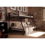 Premium twin-over-full bunk bed in Black