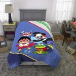 Franco Kids Bedding Super Soft Microfiber Reversible Comforter, Twin/Full Size 72″ x 86″, Ryan’s World