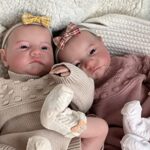Zero Pam Reborn Dolls Twins Baby 19 in Real Looking Babies Realistic Newborn Baby Dolls That Look Real Life Baby Dolls Silicone Reborn Baby Dolls Xmas Gift