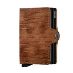 Secrid Twin Wallet Genuine Leather with RFID Protecton, Holds up to 16 Cards (Dutch Martin Whiskey)