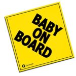 Zone Tech Baby On Board MAGNET – safe caution safety sign children magnetic