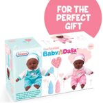 Prextex 11″ Baby Black Twin Baby Dolls Set | African American Baby Doll Toy | Realistic Newborn Doll | Small Twin Dolls for Toddler, Kid, Baby Boy&Girl | Gift Box Set, Stuff, Kit, Accessories, Clothes