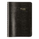 Brownline 2024 Essential Daily/Monthly Planner, Appointment Book, 12 Months, January to December, Twin-Wire Binding, 8″ x 5″, Black (CB634W.BLK-24)