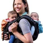 TwinGo Carrier – Lite Model – Classic Black – Works as a Tandem or Single Baby Carrier (Extra Straps Sold Separately). Adjustable for Men, Women, Twins and Babies Between 10-45 lbs
