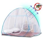 Yoosion Anti Mosquito Nets Pop Up Mosquito Net Bed Tent with Bottom 200(L)*180(W)*150(H) Mosquito Nettings Folding Portable for Baby Toddlers Kids Adult