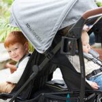 Summer 3Dlite Tandem Convenience Double Stroller – Lightweight Back-to-Back Stroller for Infants and Toddlers, Black