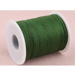 Nylon Thread Twine for Gardening Braided Bracelets DIY Crafts (1mm-394feet, Army Green)