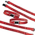 Fun Express – Red Ribbon Wk Friendship Bracelets – Jewelry – Bracelets – Friendship Bracelets – 12 Pieces