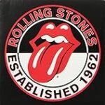 Rolling Stones Fridge Magnet Est 1962 Band Logo Official Black 5 X 5 Cm